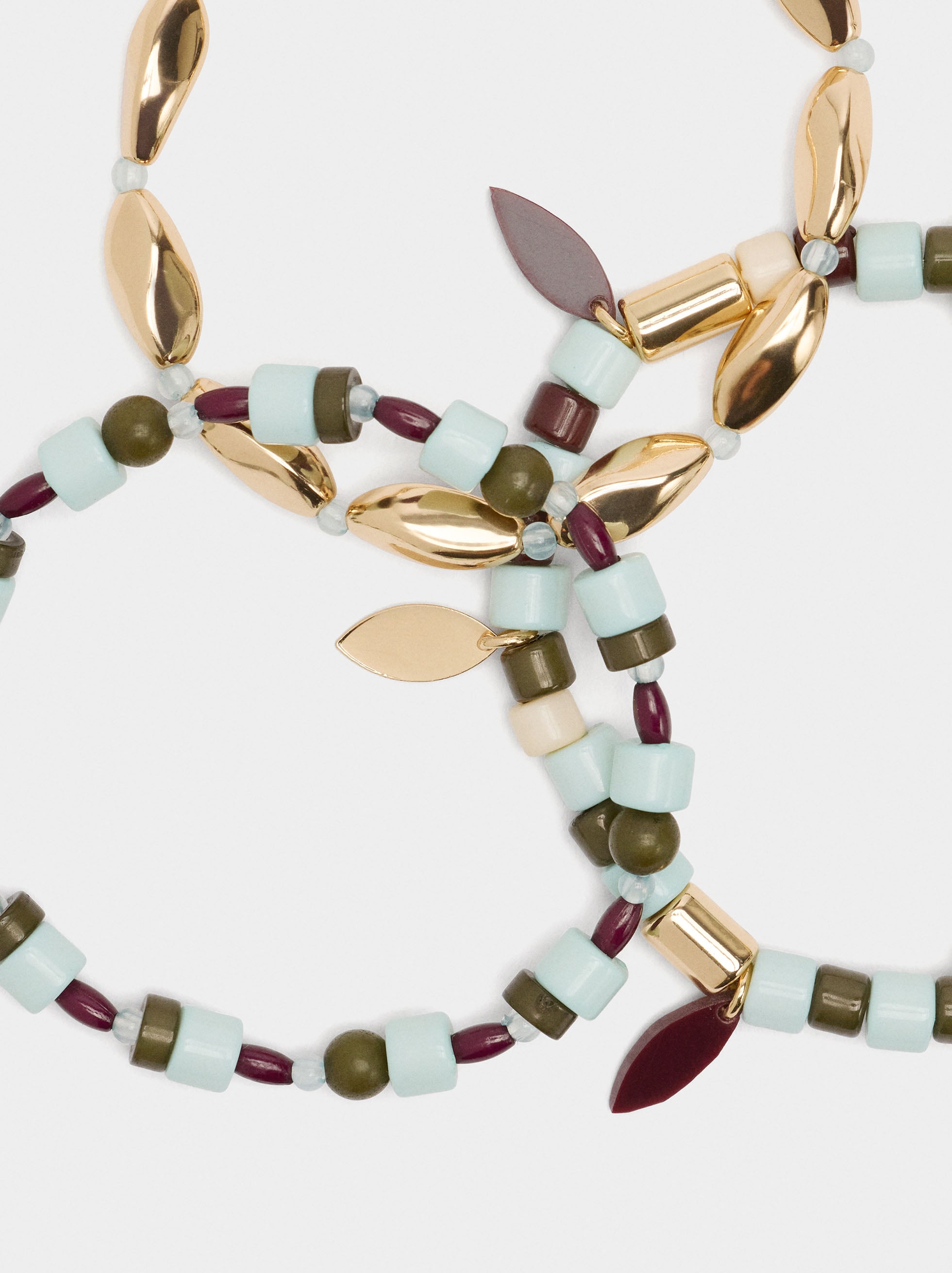 Pulseras Elásticas Con Cuentas