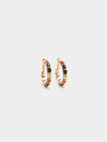 Aros Con Cuentas Multicolor