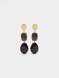 Pendientes Largos Efecto Piedra