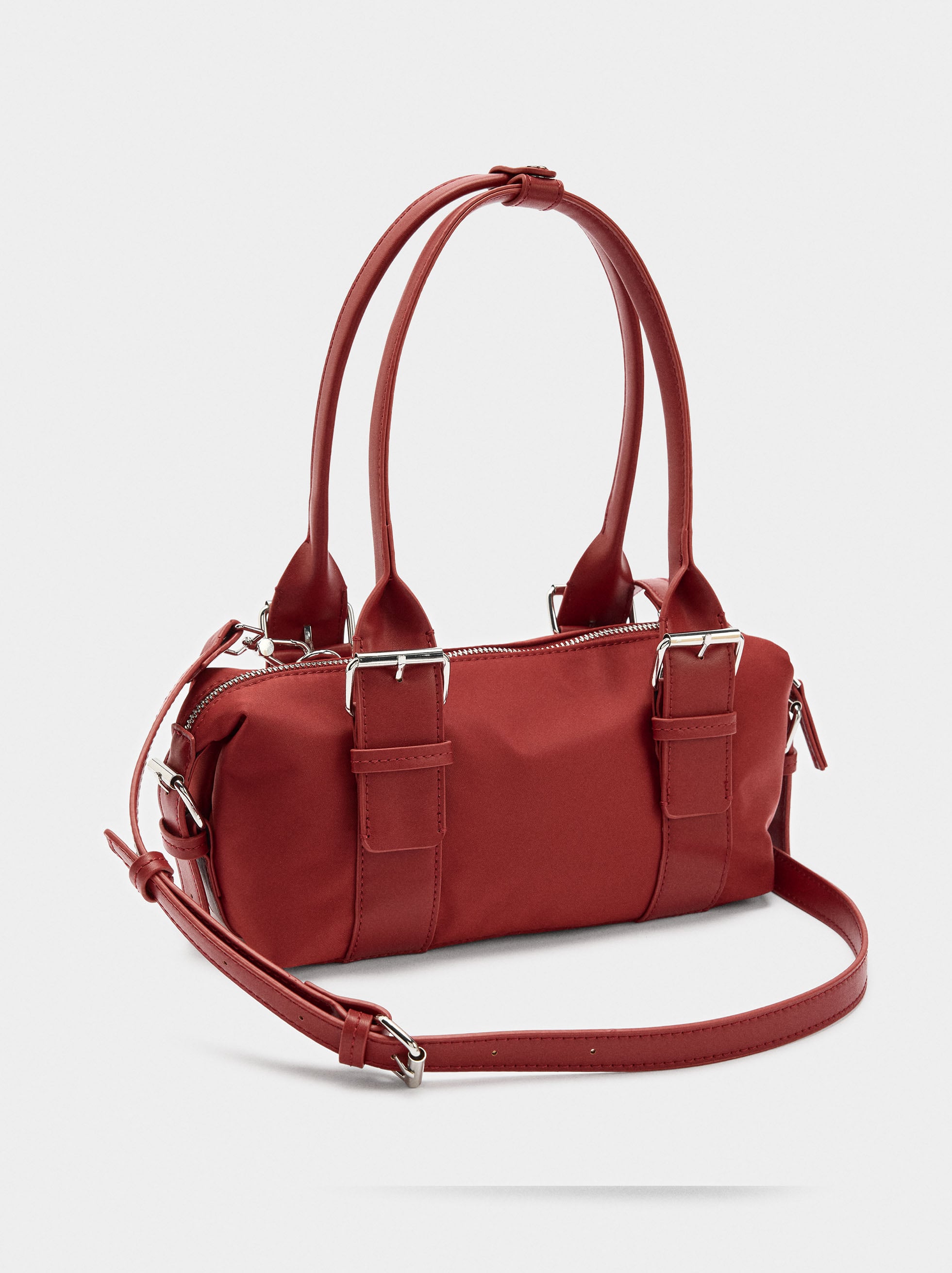 Bolso De Hombro Con Hebillas