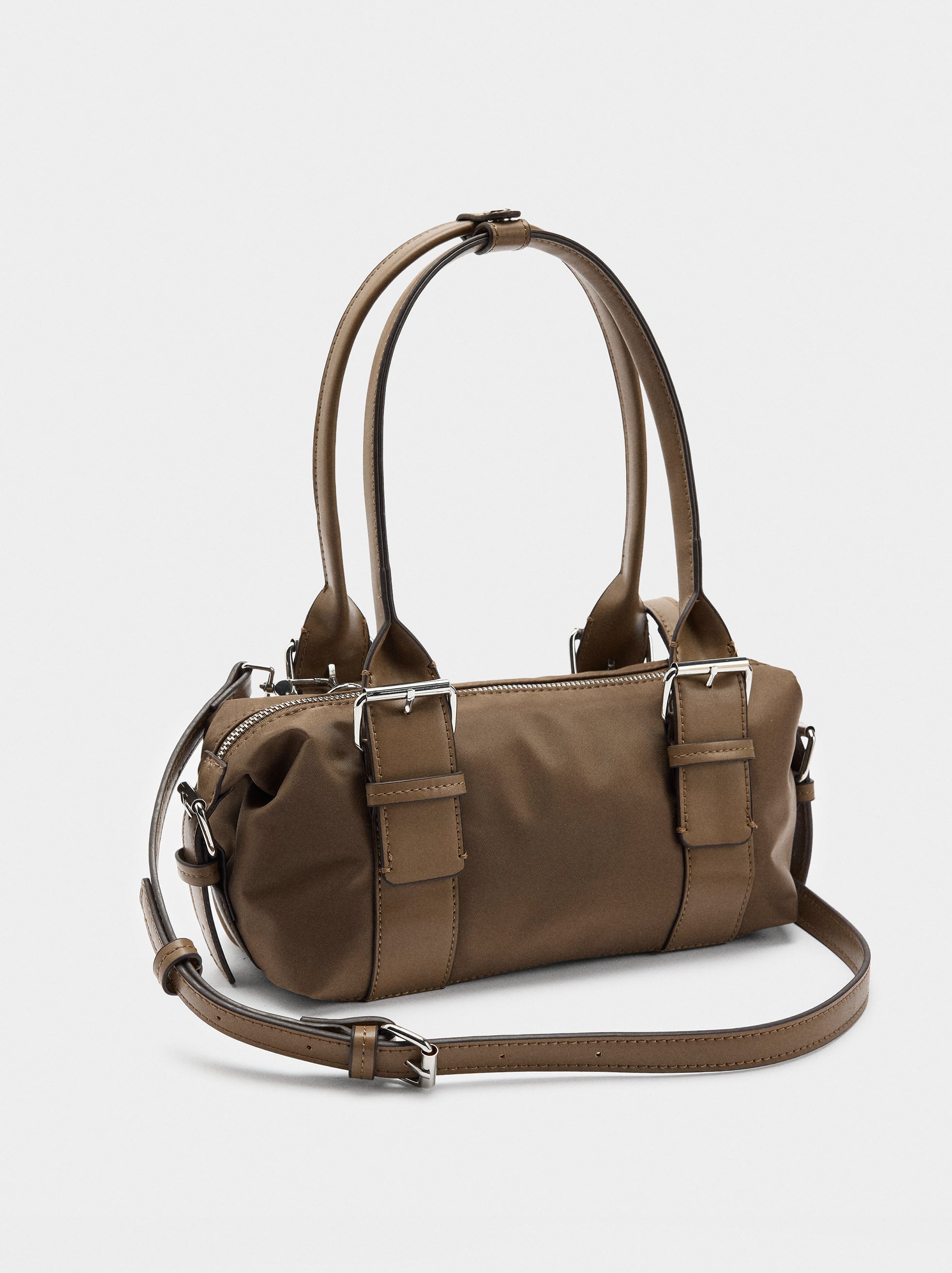 Bolso De Hombro Con Hebillas