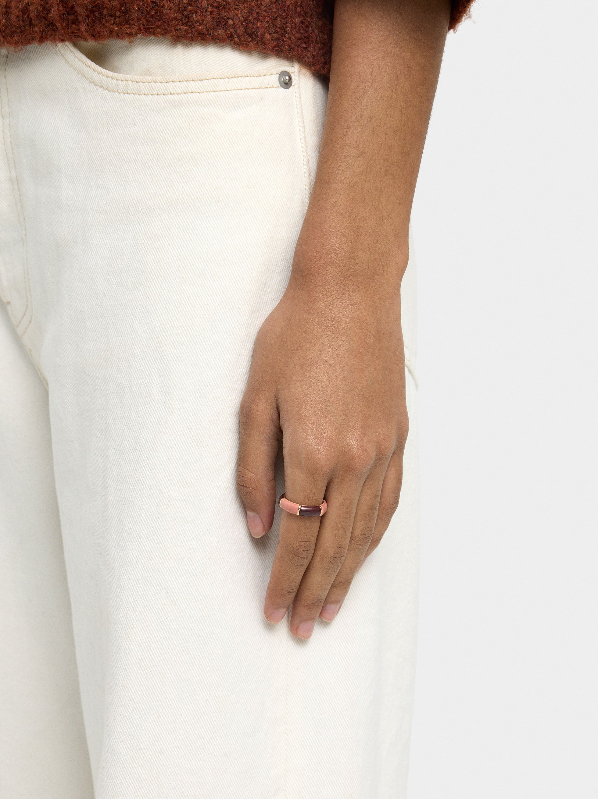 Anillo Segmentado Con Esmalte