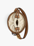 Bolso Bombonera Efecto Rafia Con Bandolera