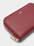 Cartera Con Textura Y Cierre De Cremallera