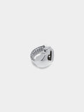 Anillo Reloj Corazón Plateado - Acero Inoxidable