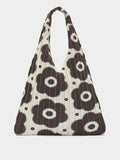 Bolso De Hombro De Nylon Con Estampado Floral