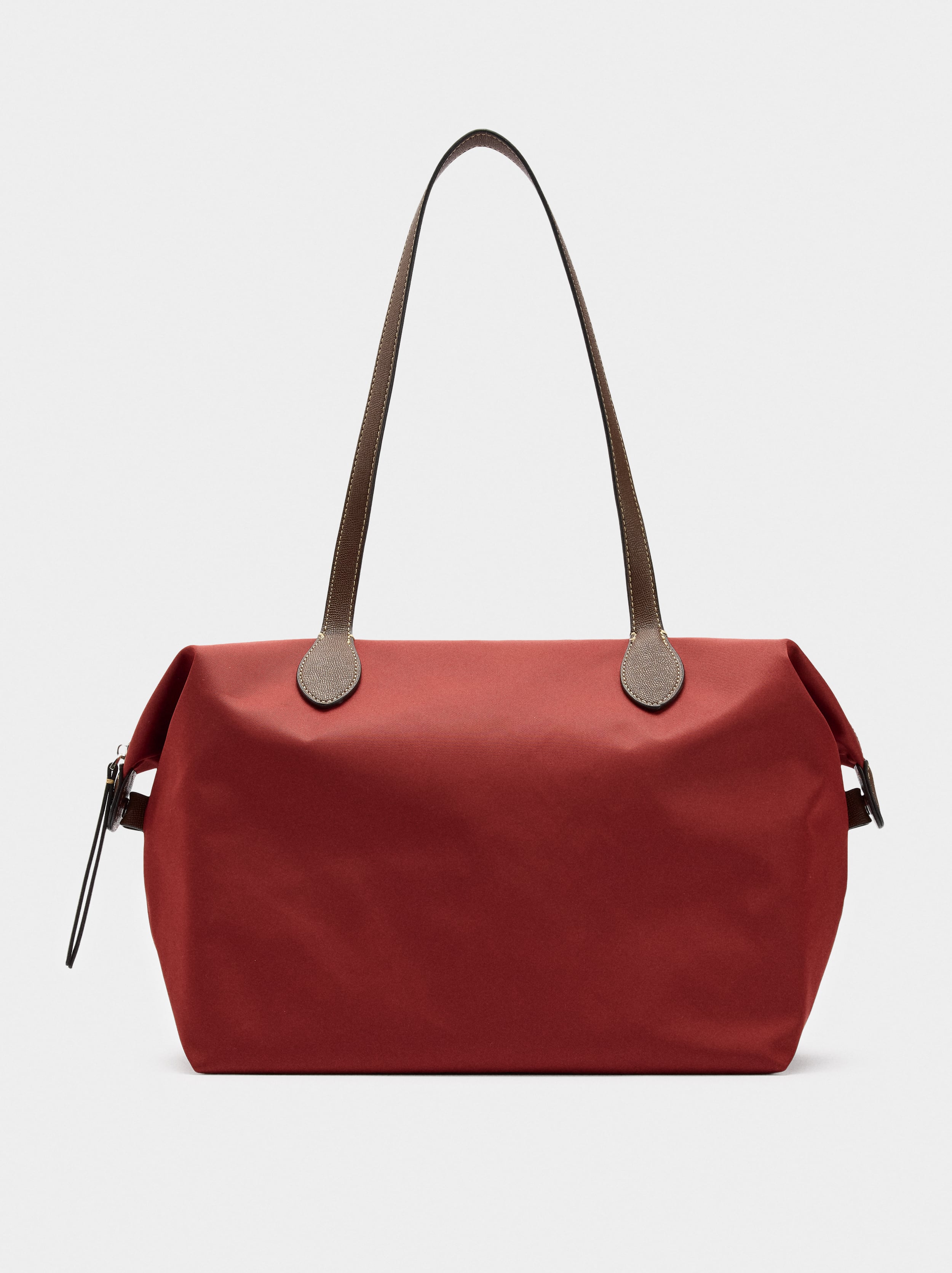 Bolso Shopper Liso De Nylon