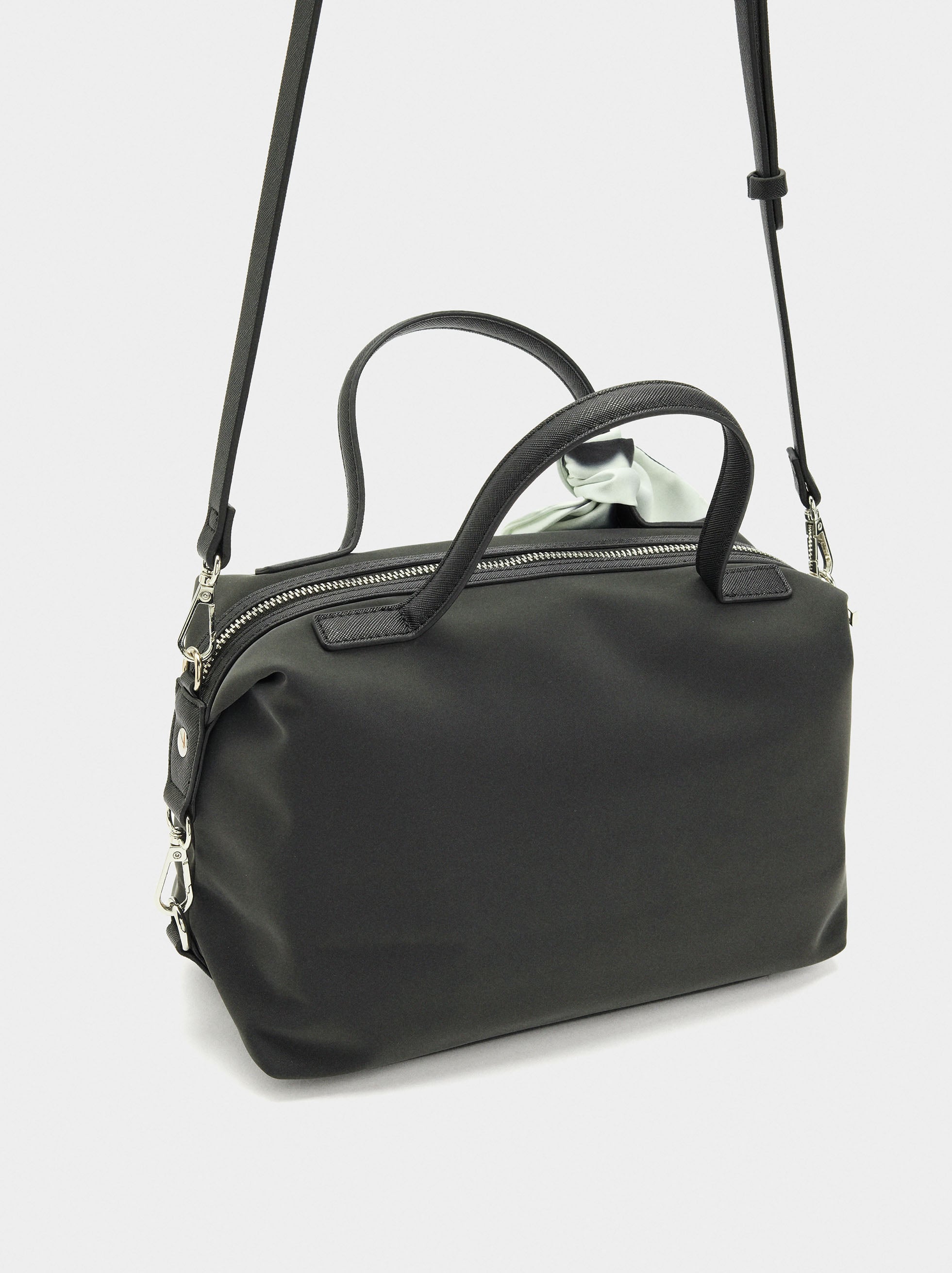 Bolso Tote De Textura Suave