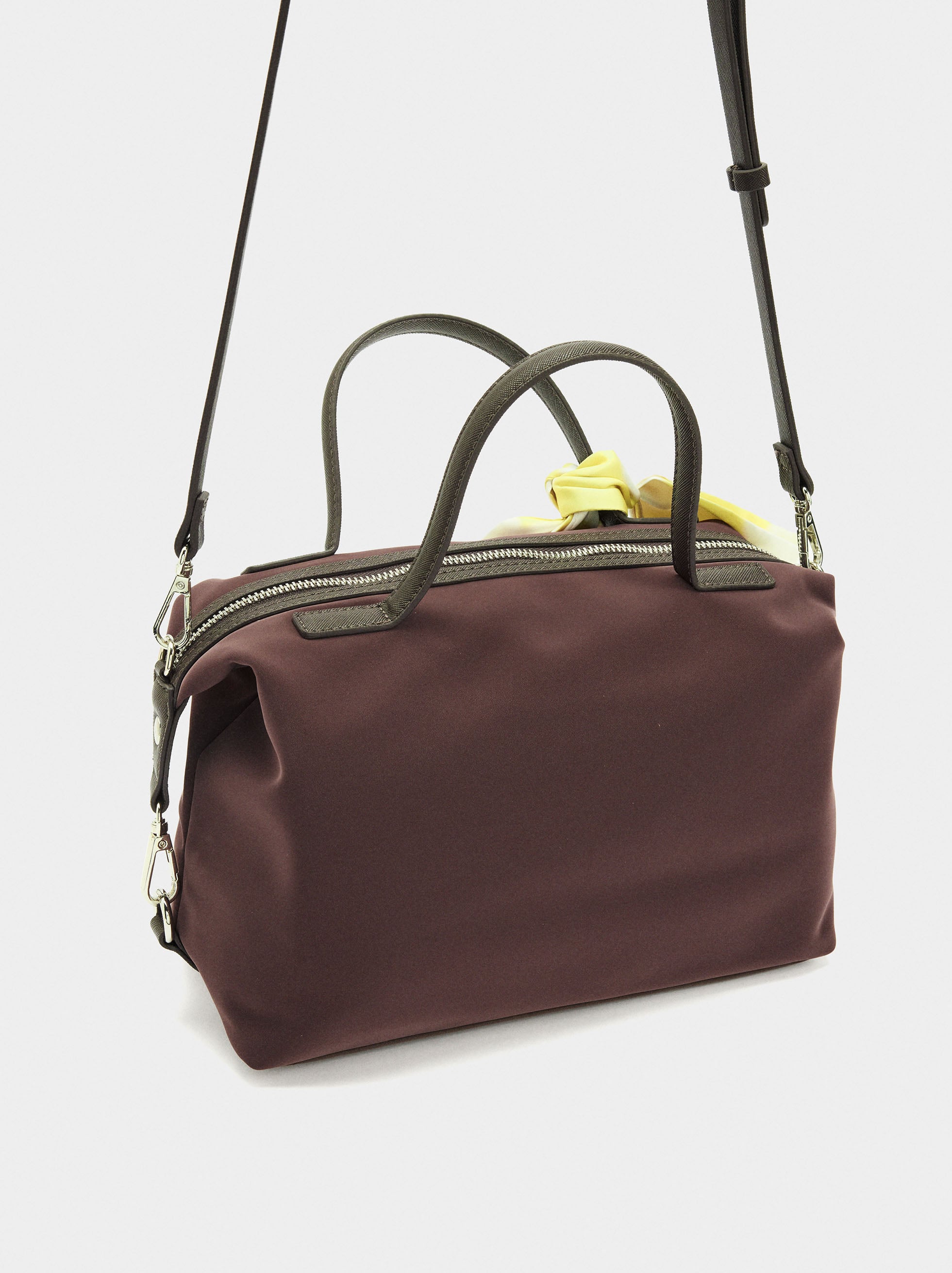 Bolso Tote De Textura Suave