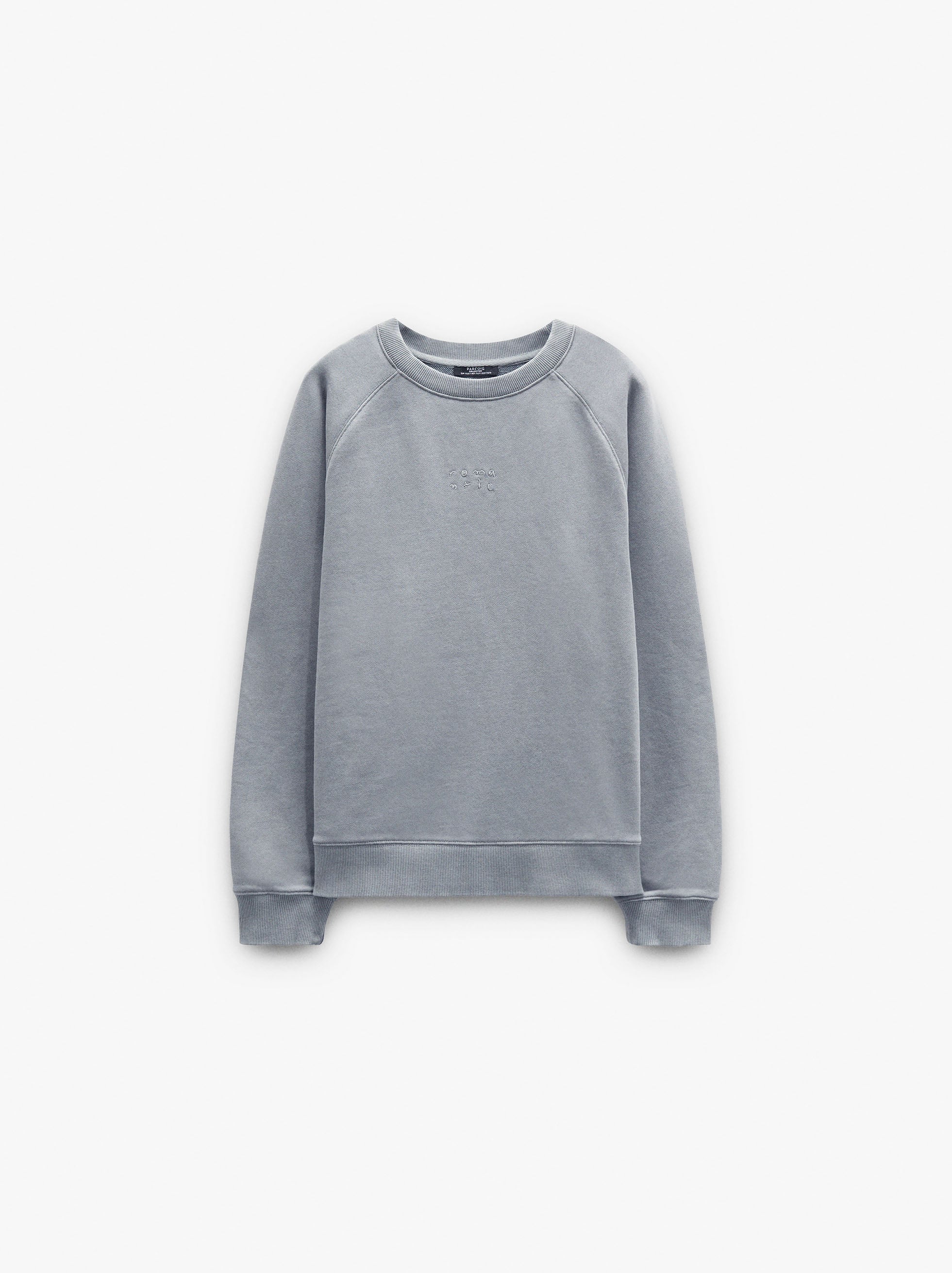 Sudadera De Algodón Con Bordado