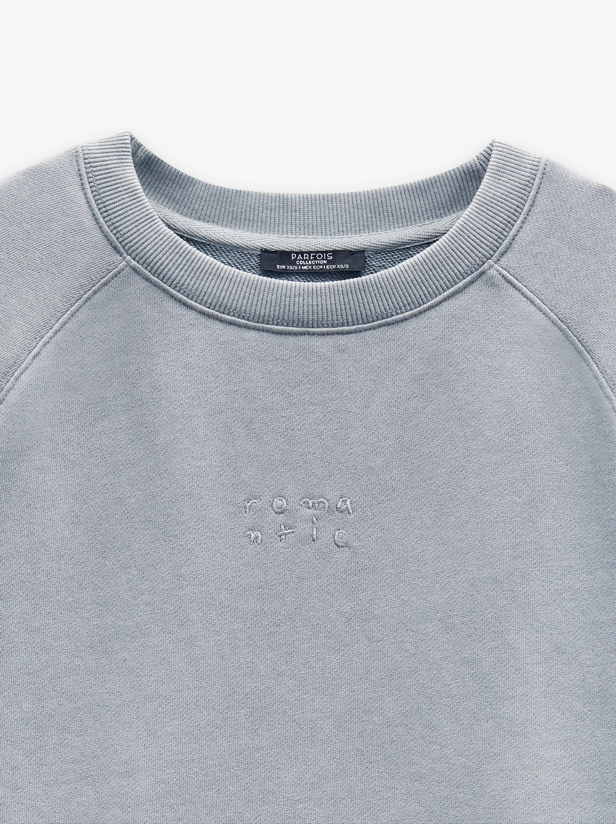 Sudadera De Algodón Con Bordado