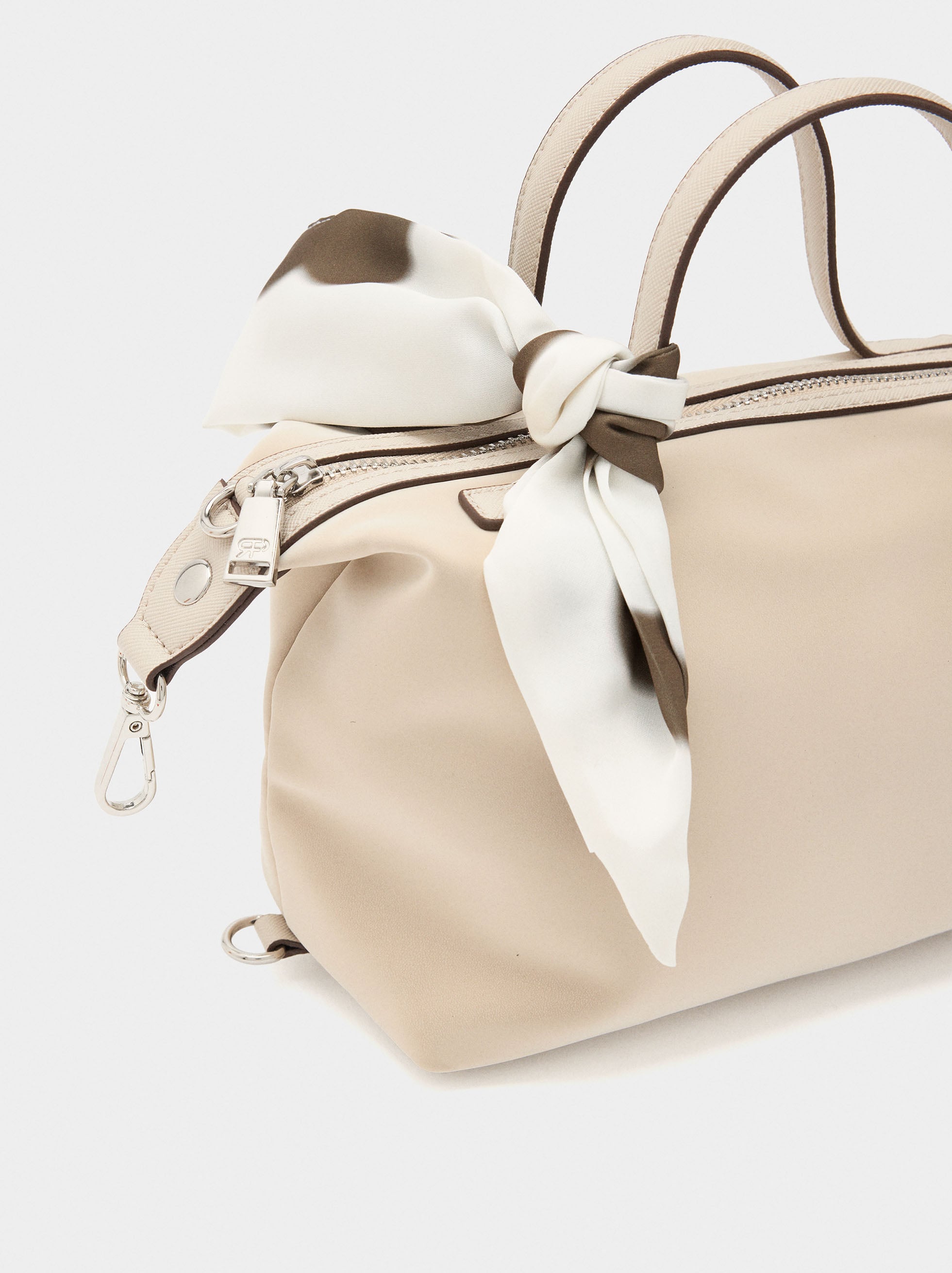 Bolso Tote De Textura Suave