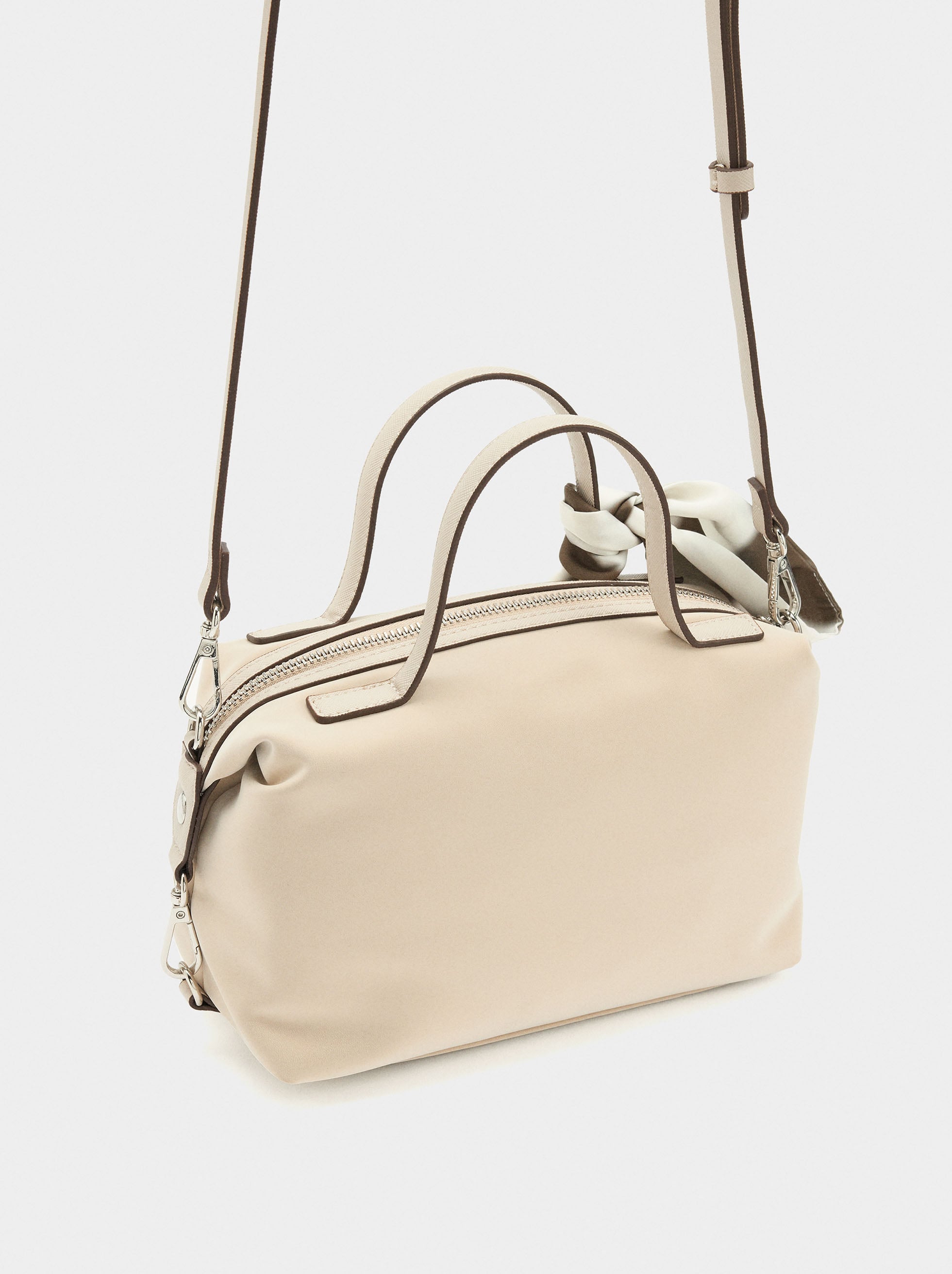 Bolso Tote De Textura Suave
