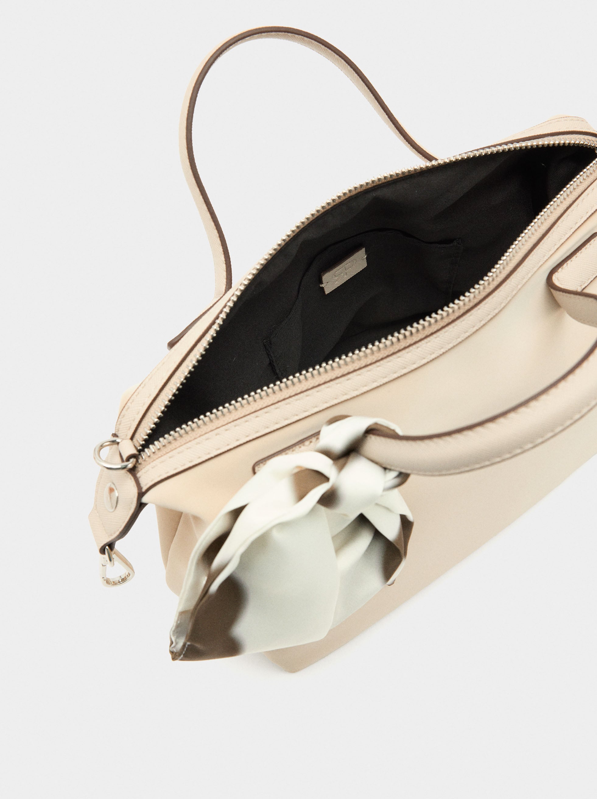 Bolso Tote De Textura Suave