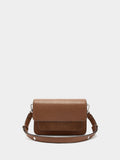 Bolso Bandolera Con Solapa Y Textura