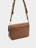 Bolso Bandolera Con Solapa Y Textura