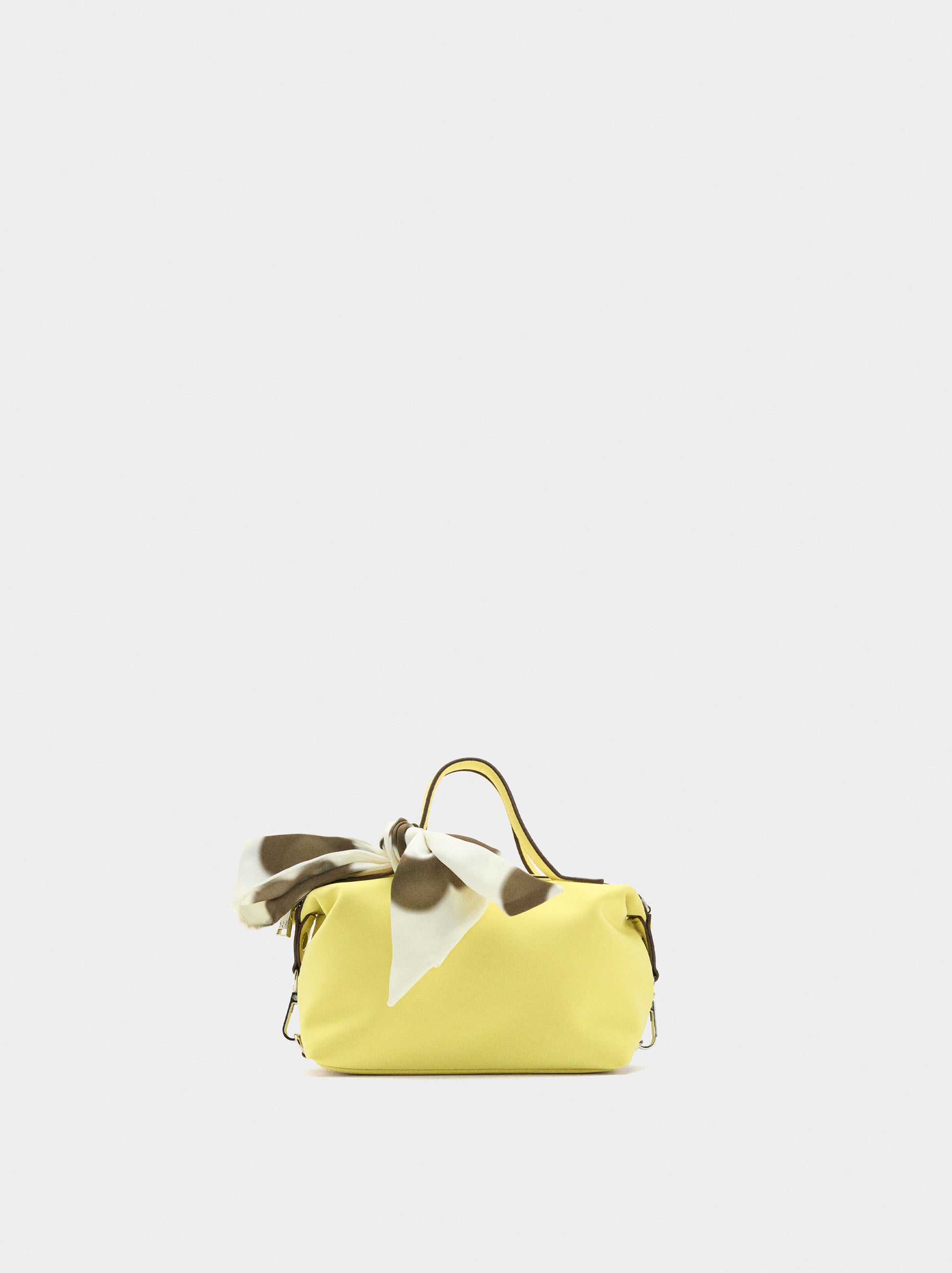 Bolso Bandolera Mini Con Textura Suave