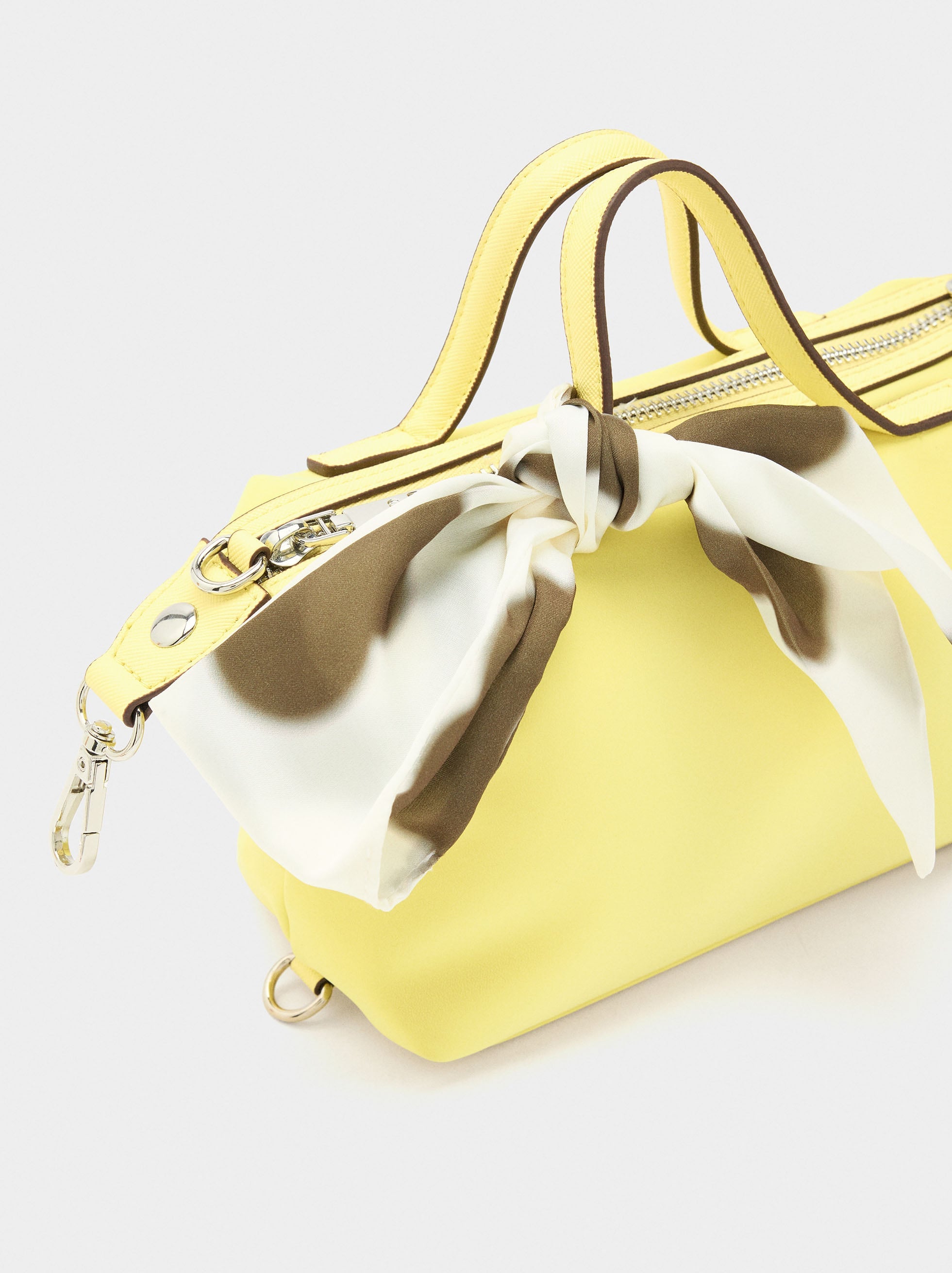Bolso Bandolera Mini Con Textura Suave