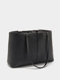 Bolso Shopper Grabado Animal Con Bolsa