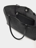 Bolso Shopper Grabado Animal Con Bolsa