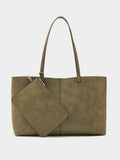 Bolso Shopper Grabado Animal Con Bolsa
