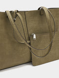 Bolso Shopper Grabado Animal Con Bolsa
