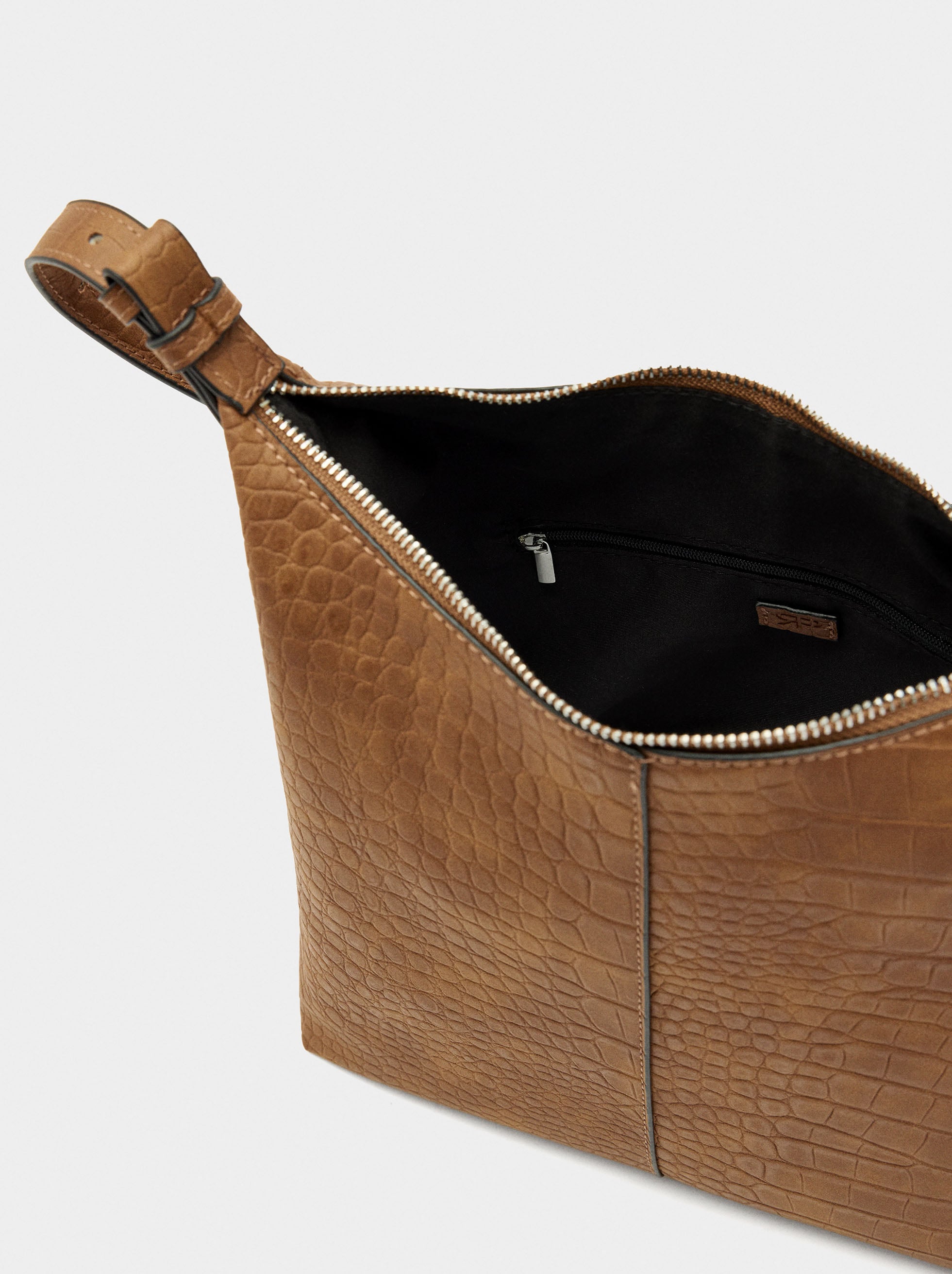 Bolso De Hombro Con Grabado Animal