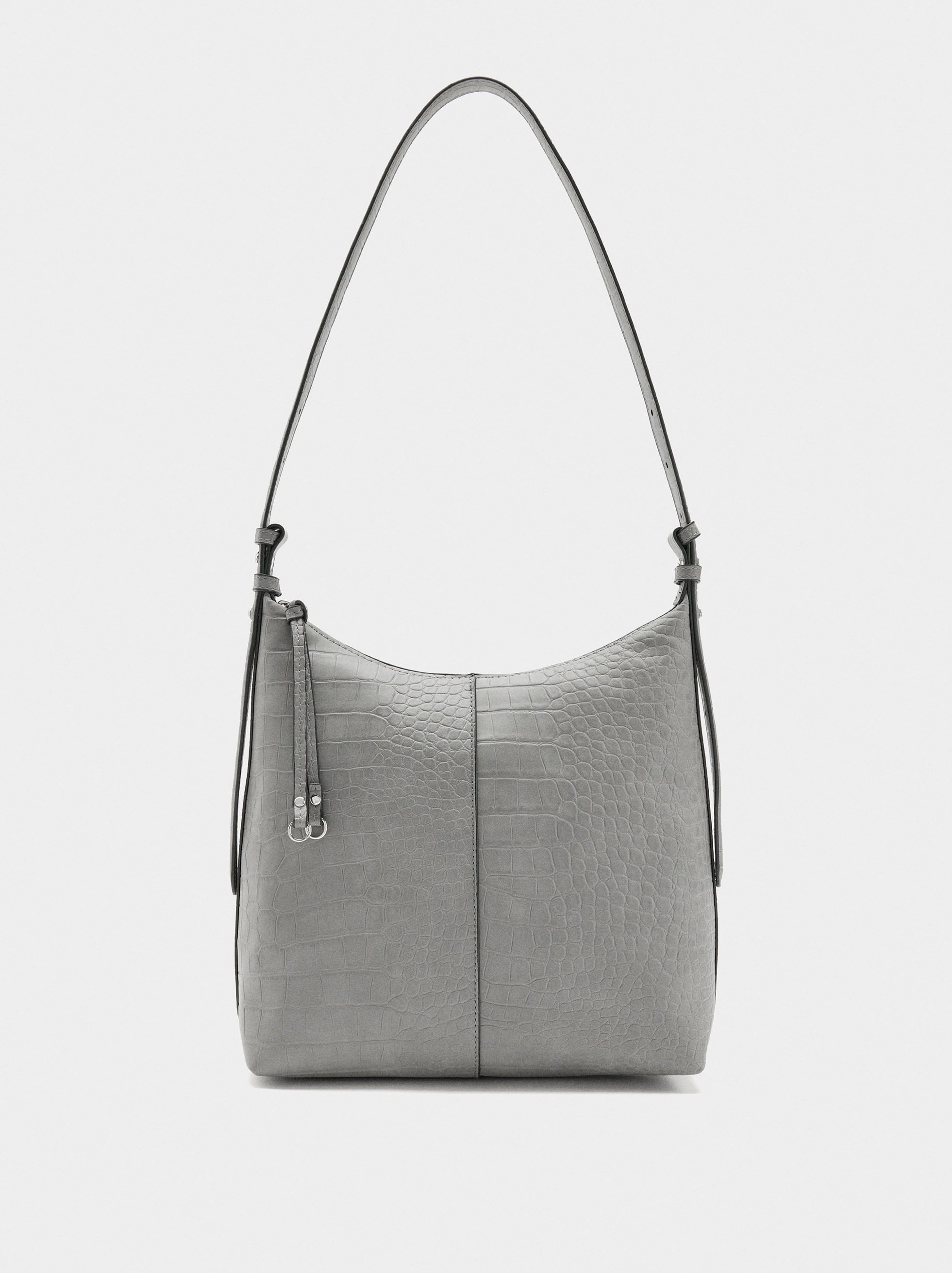 Bolso De Hombro Con Grabado Animal
