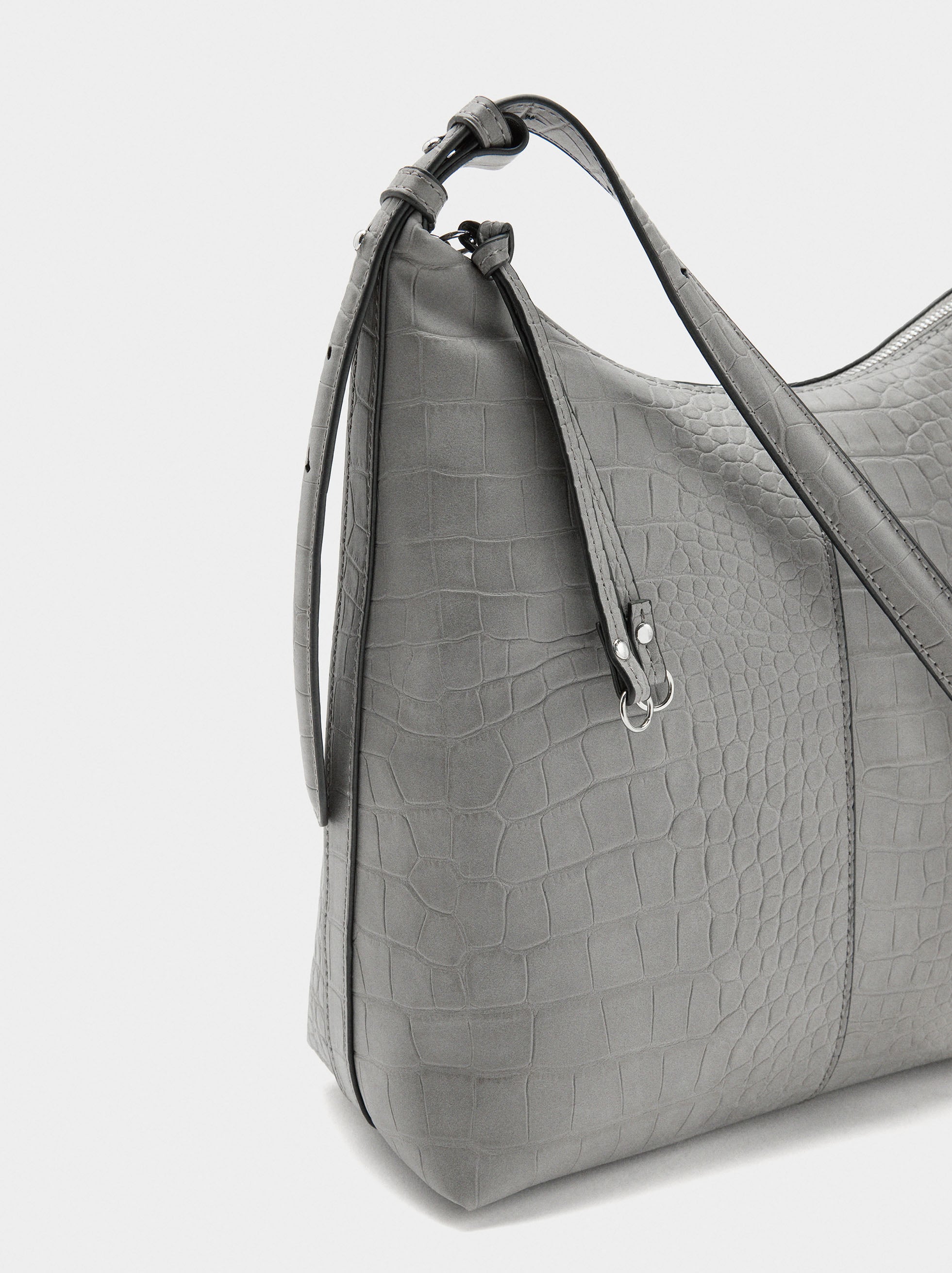 Bolso De Hombro Con Grabado Animal