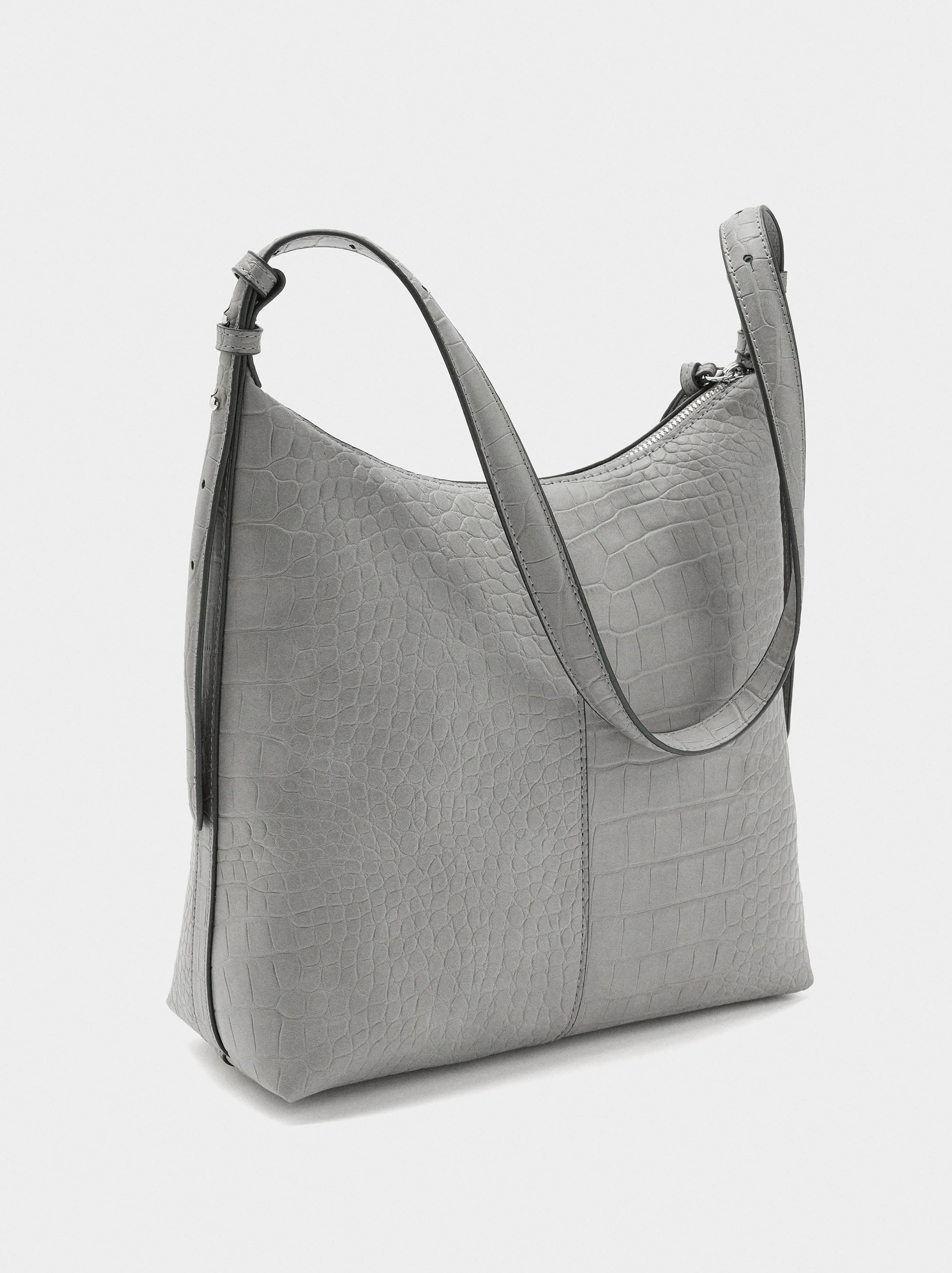 Bolso De Hombro Con Grabado Animal