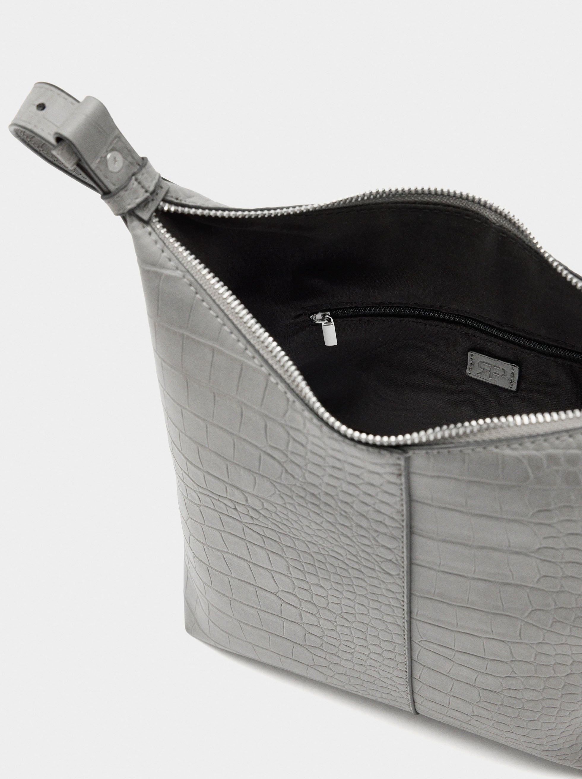 Bolso De Hombro Con Grabado Animal