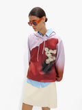 Sudadera Con Flor Estampada