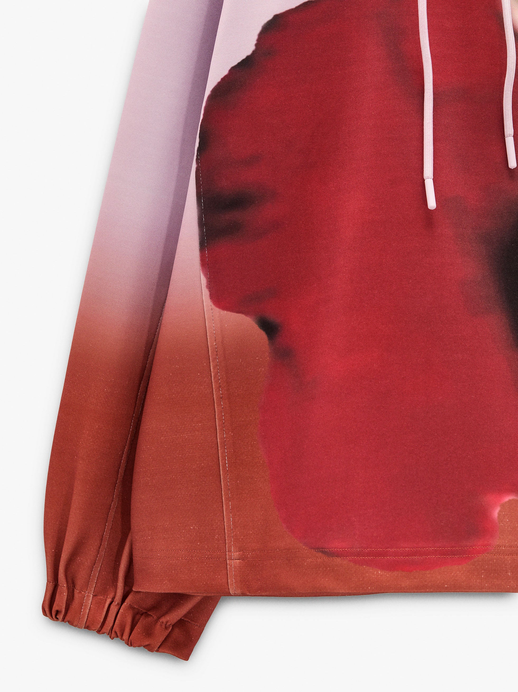 Sudadera Con Flor Estampada