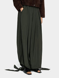 Pantalón Holgado Con Tiras
