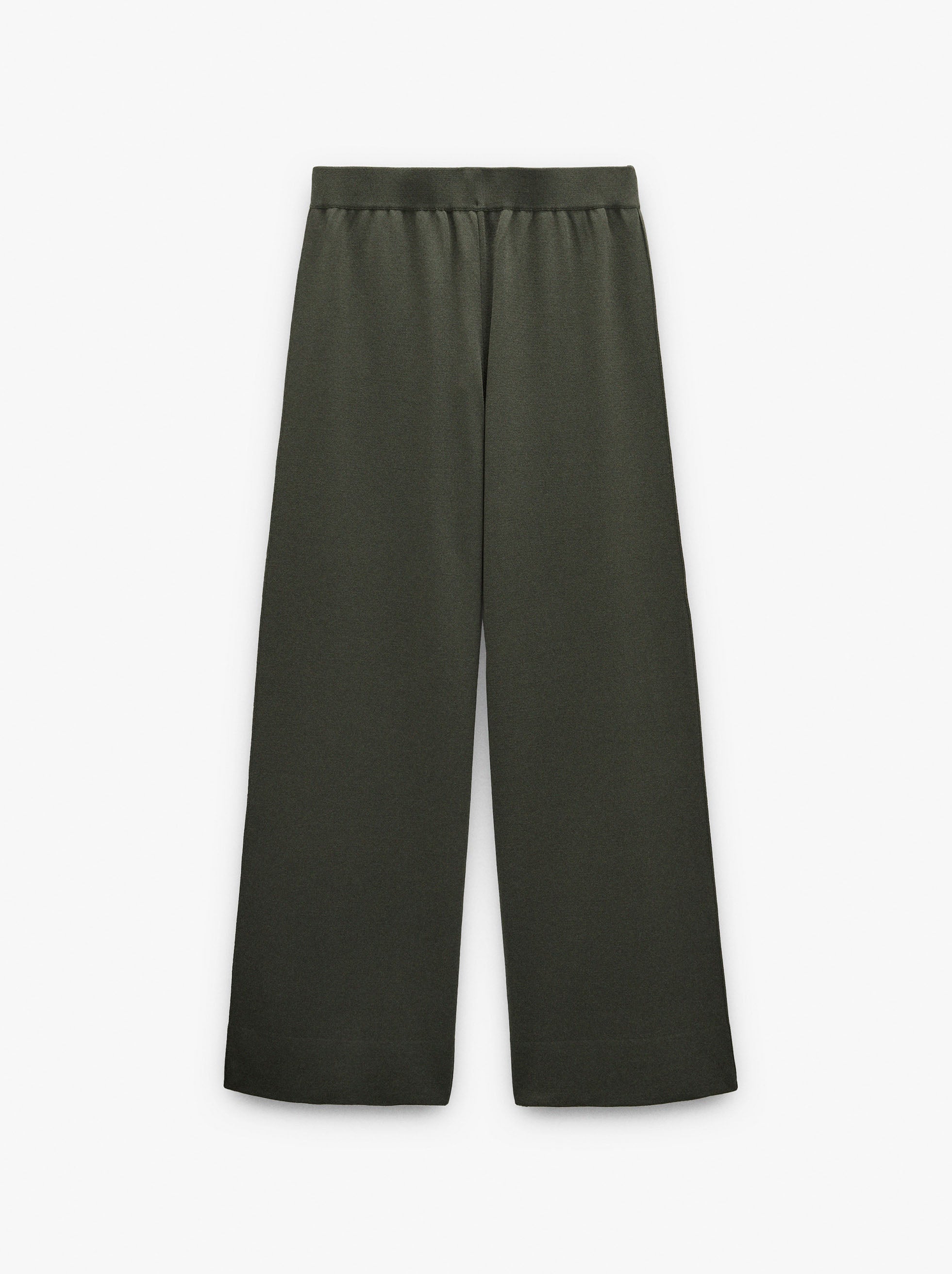 Pantalón De Punto Cintura Elástica