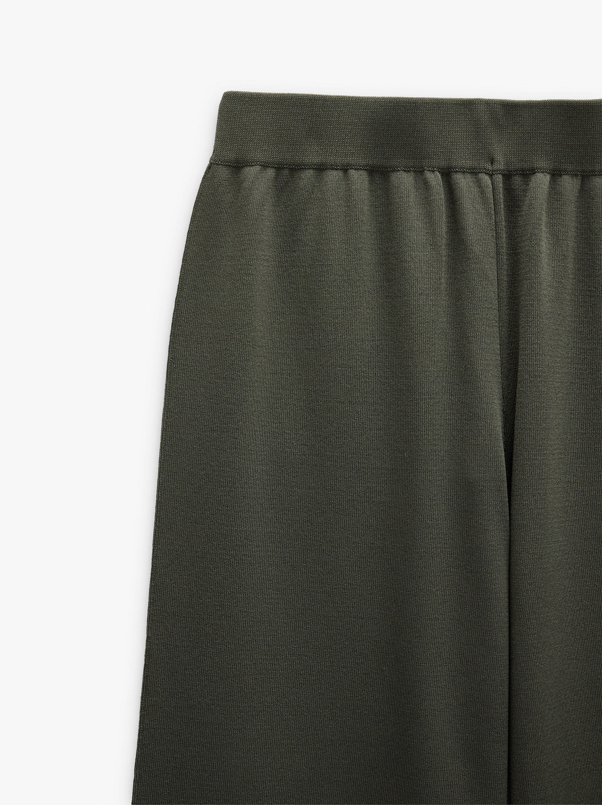 Pantalón De Punto Cintura Elástica