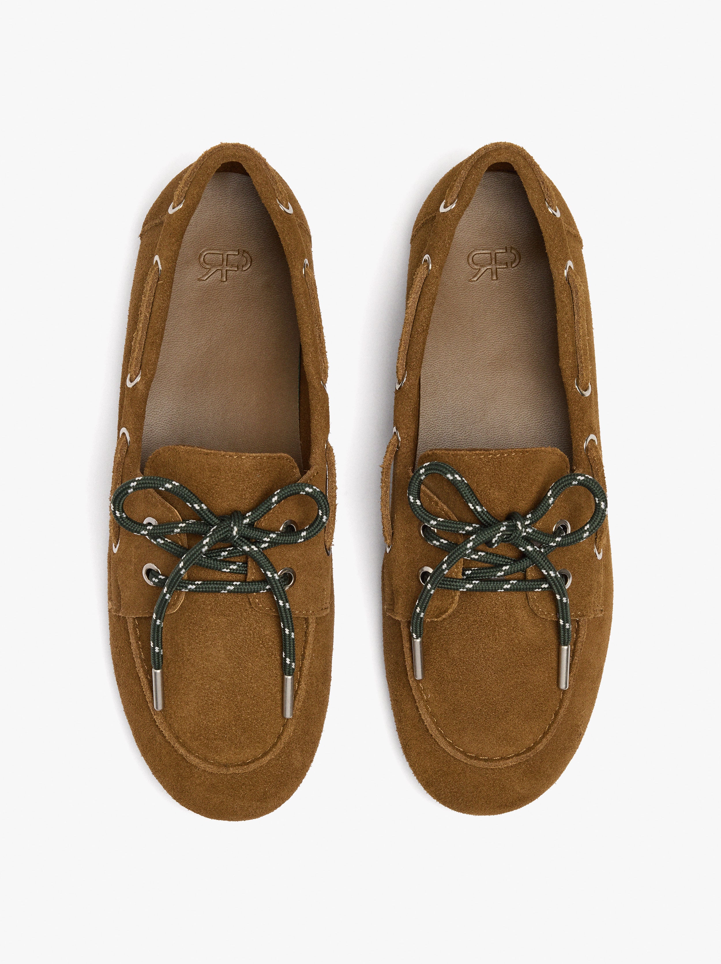 Mocasines De Piel Con Doble Cordón