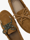 Mocasines De Piel Con Doble Cordón