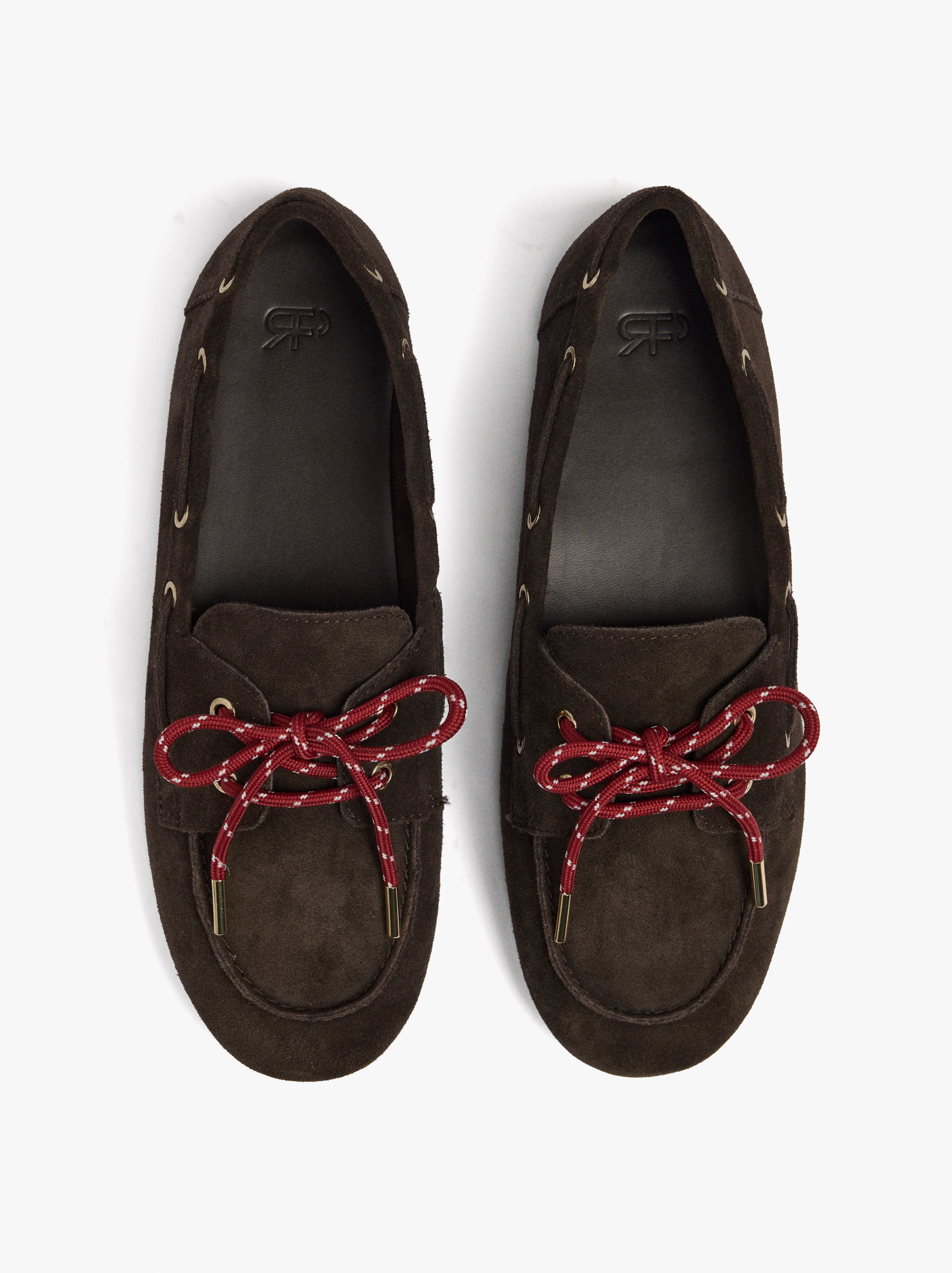 Mocasines De Piel Con Doble Cordón