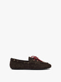Mocasines De Piel Con Doble Cordón