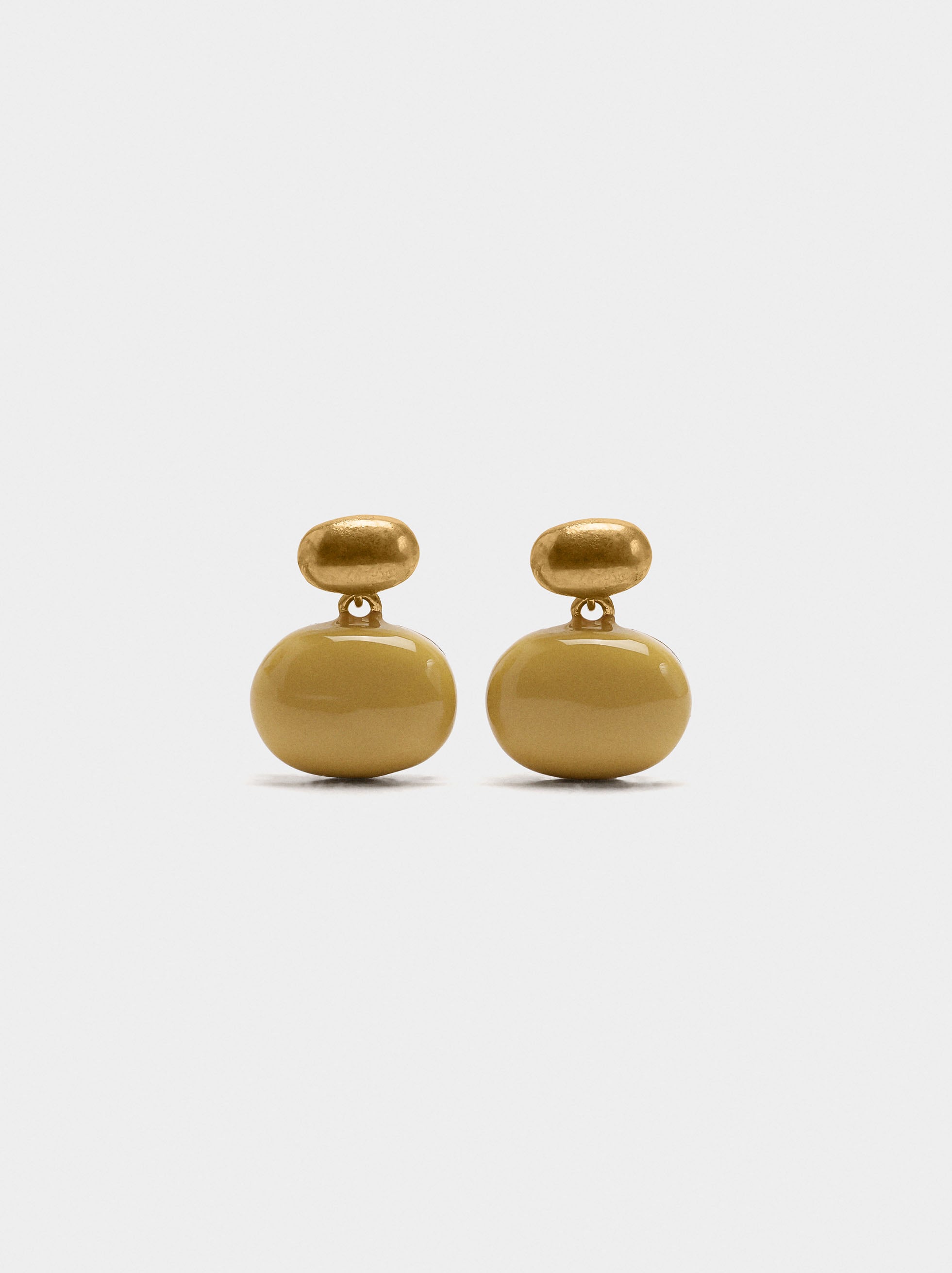 Pendientes Redondos Con Esmalte