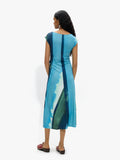 Vestido Midi Con Drapeado