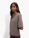 Camiseta De Algodón Con Rayas