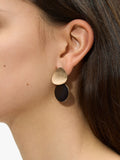 Pendientes Redondos Con Esmalte