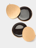 Pendientes Redondos Con Esmalte
