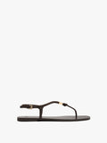 Sandalias Planas Thong Con Tiras