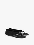 Sandalias Planas De Piel Estilo Thong