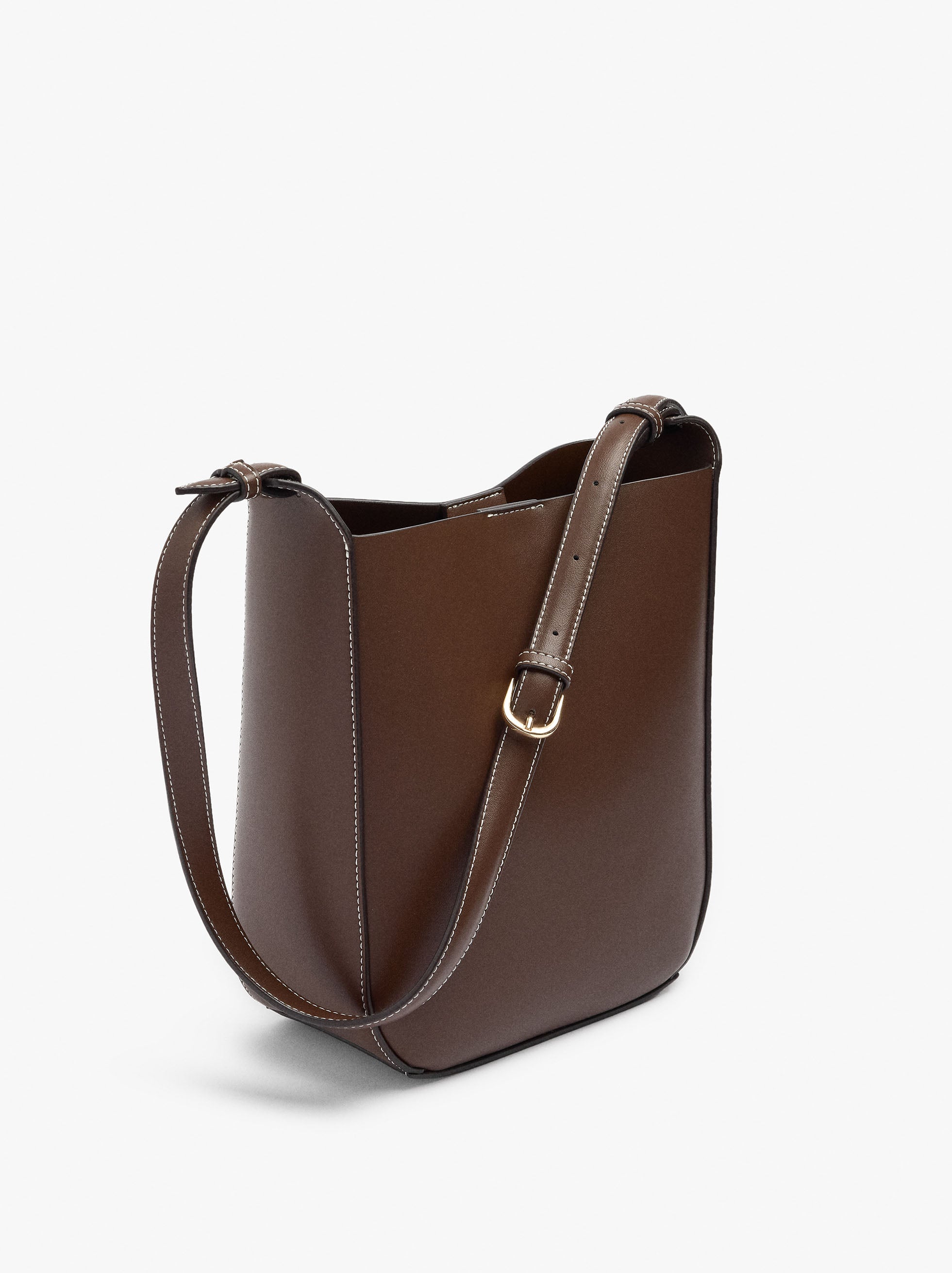 Bolso De Hombro Liso Con Bolsa Removible