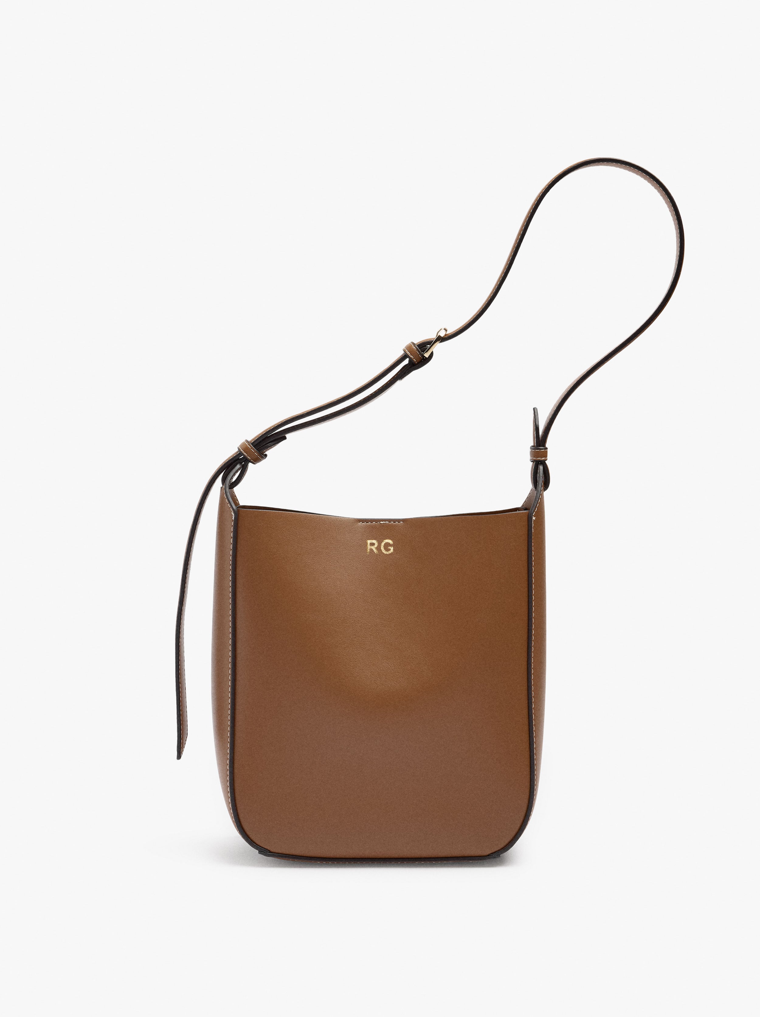 Bolso De Hombro Liso Con Bolsa Removible