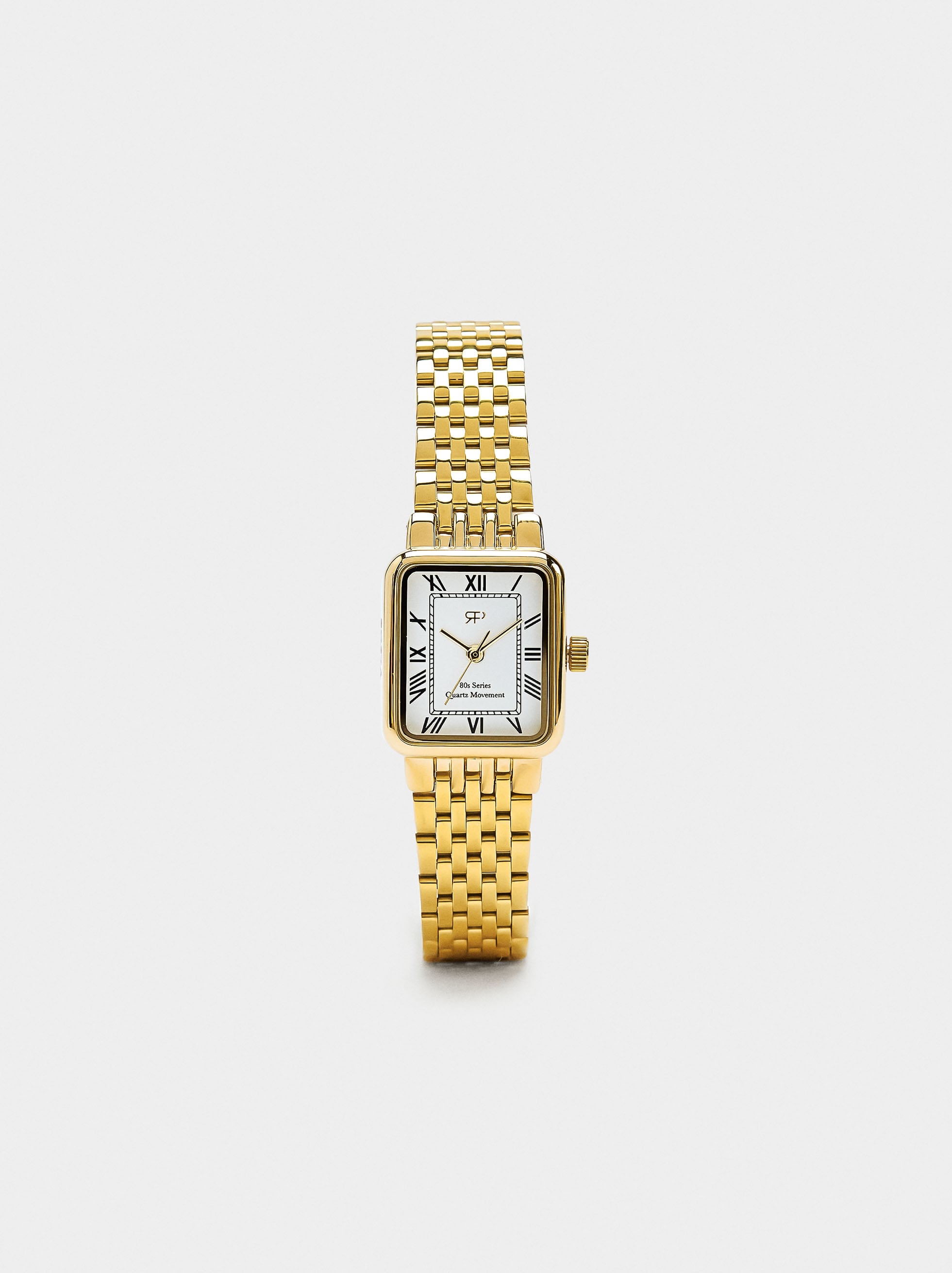Reloj Cuadrado Con Pulsera De Acero Inoxidable